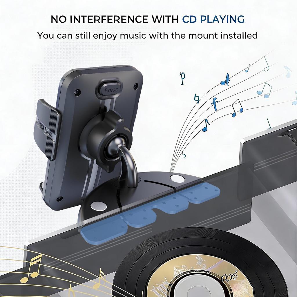 Многофункциональный держатель для телефона в CD-слот, универсальный для маленьких автомобилей