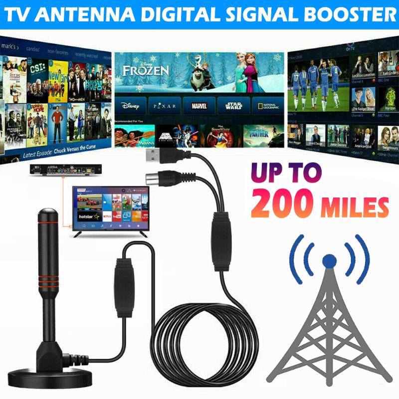 TV Antenna Digital HD Freeview Aerial Ariel Signal Booster for In/Outdoor Pro