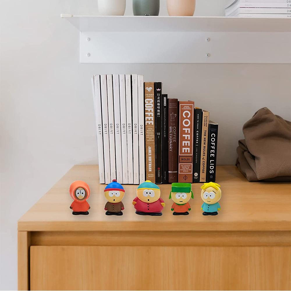 5 шт. Фигурки Южного Парка Мультяшные Персонажи Украшение для Торта На Вечеринку