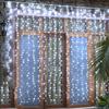 Christmas Icicle Lights Outdoor 30M LED Icicle Lights Waterproof Window Curtain String Light Christmas Twinkle Icicle Lights