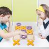 Wooden XO Tic-Tac-Toe Puzzle: Children's Early Education & Thinking Exercise Game for Kindergarten