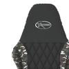 Gaming Chair in Black and Camouflage Synthetic Leather