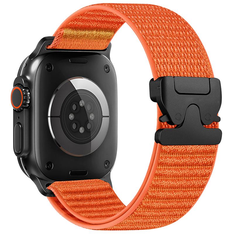 Нейлоновый спортивный ремешок для Apple Watch Series ultra 3 49 мм 42 45 38 40 41 мм с застежкой-паракордом для Iwatch Series 11 10 9 8 7 6 SE3