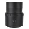 Металлическое переходное кольцо T2-FX для телескопа с креплением T-mount 2 дюйма на камеры Fujifilm с креплением FX