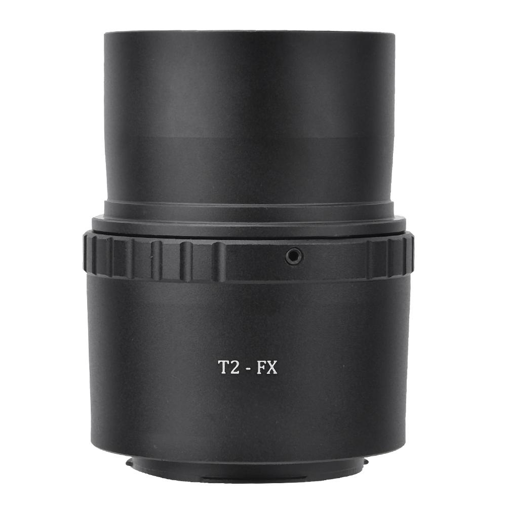 Металлическое переходное кольцо T2-FX для телескопа с креплением T-mount 2 дюйма на камеры Fujifilm с креплением FX