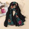 Floral Beach Shawl Soft Bandana Women Hijab