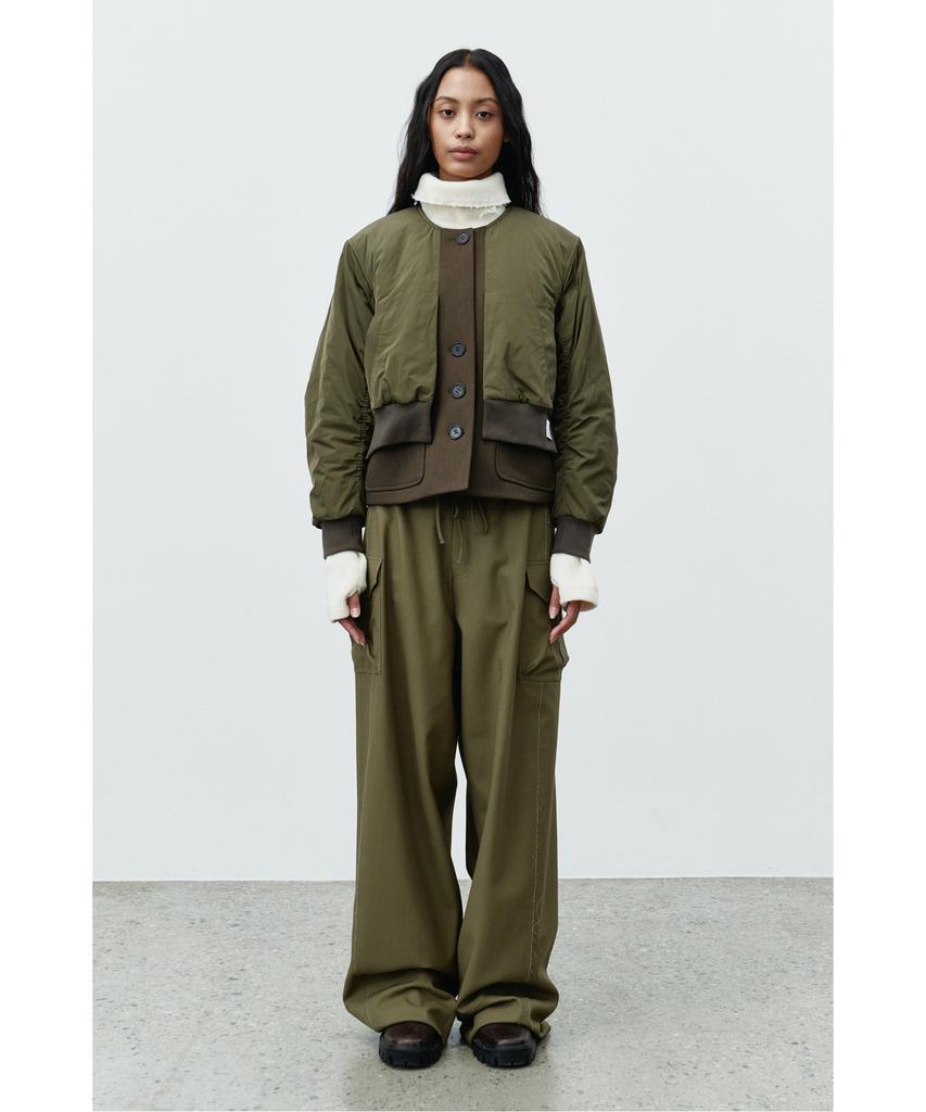 RECODE Raw Edge Wide Trousers Rqpaw25529Khx