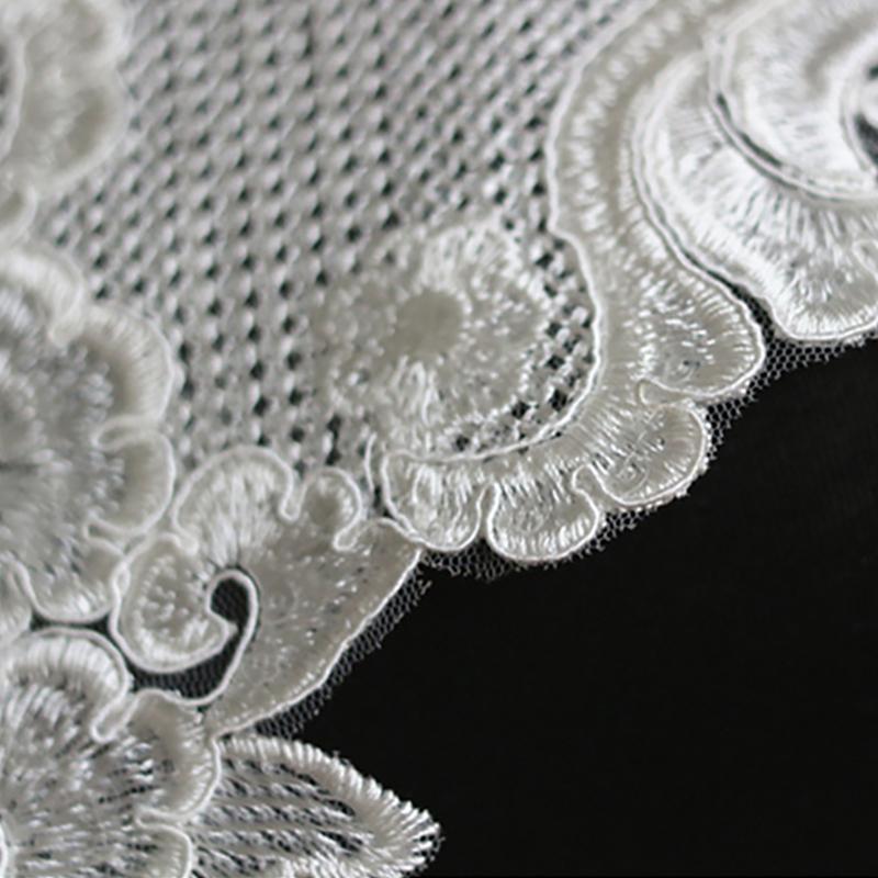 1 шт. Аппликация Свадебные платья Вискоза Тканевые наклейки Сделай сам Ручная работа Кружево Цветок Аксессуары Тканевые наклейки Постельное белье