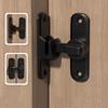 Sliding Door Latch, Locking Pin, Door Bolt, No Need for Drilling, Easy To Move Bathroom Door, Both 90 ° and 180 ° Can Be Used