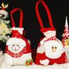 Christmas Candy Bag Snowman Santa Claus Reindeer Doll Bag Drawstring Xmas Goody Holder Favor Bags for Christmas Eve