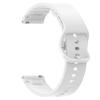 20mm Solid Color Silicone Watch Band With Stitched Pattern & Colorful Buckle, Adjustable Quick Release Replacement Wrist Strap For Smart Watch