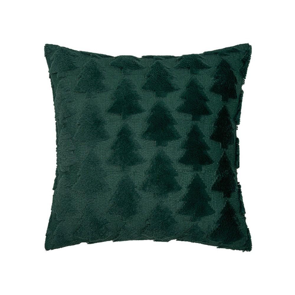 Soft Christmas Plush Pillowcase 3D Pattern Cushion Cover Comfortable Pillow Case Sofa/Bed
