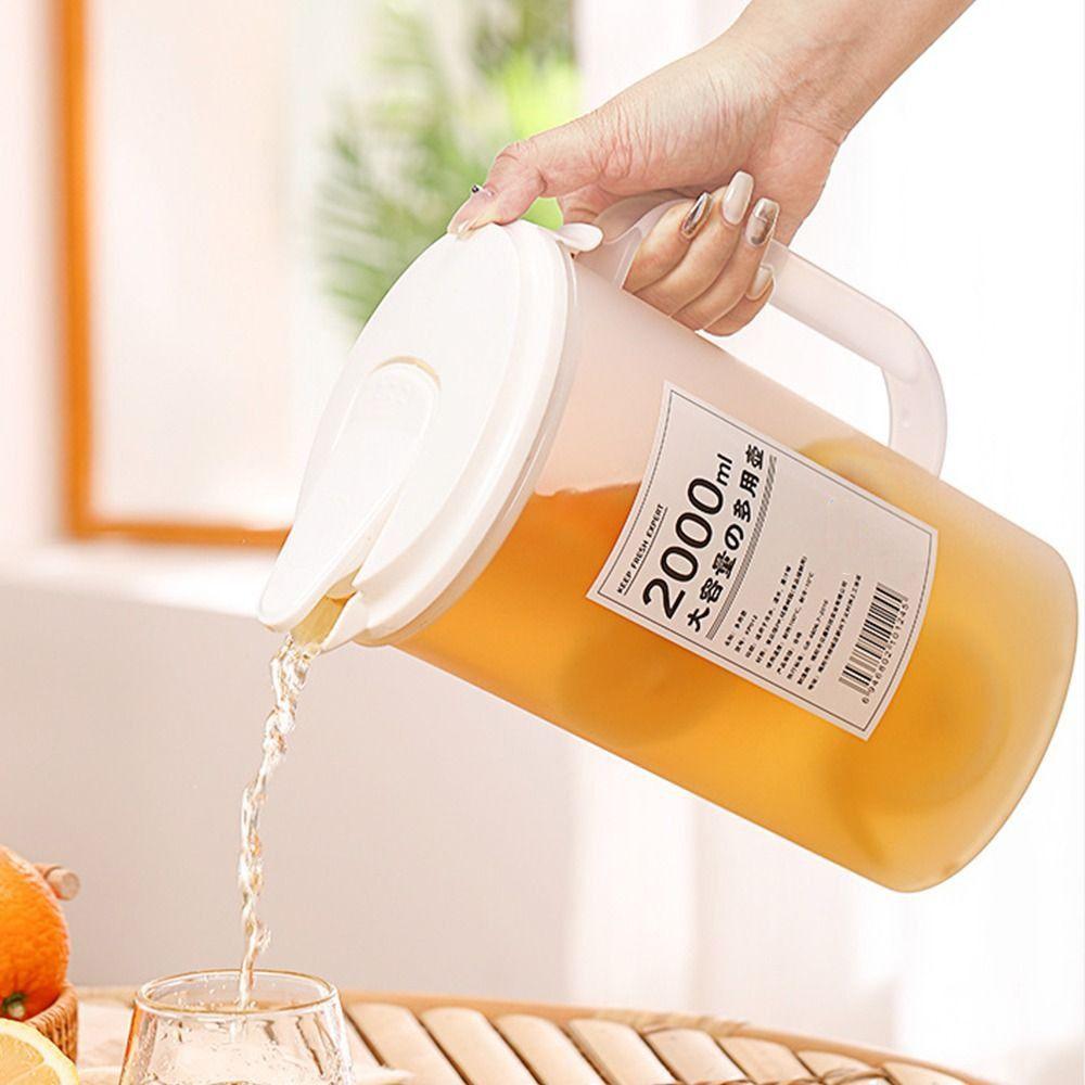 Большая емкость кувшин для воды прозрачный фруктовый чай напиток чайник кухонный холодильник