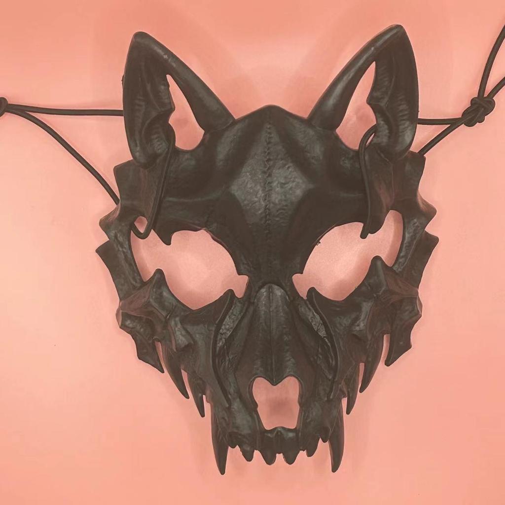 Маски Монстров на Хэллоуин: Дракон, Тигр, Оборотень, Скелет, Призрак.