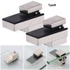 2/4pcs Glass Shelf Support Clamp Brackets Adjustable Shelf Clamp For Partition Board Office Desk Glass Plate Bracket Holder