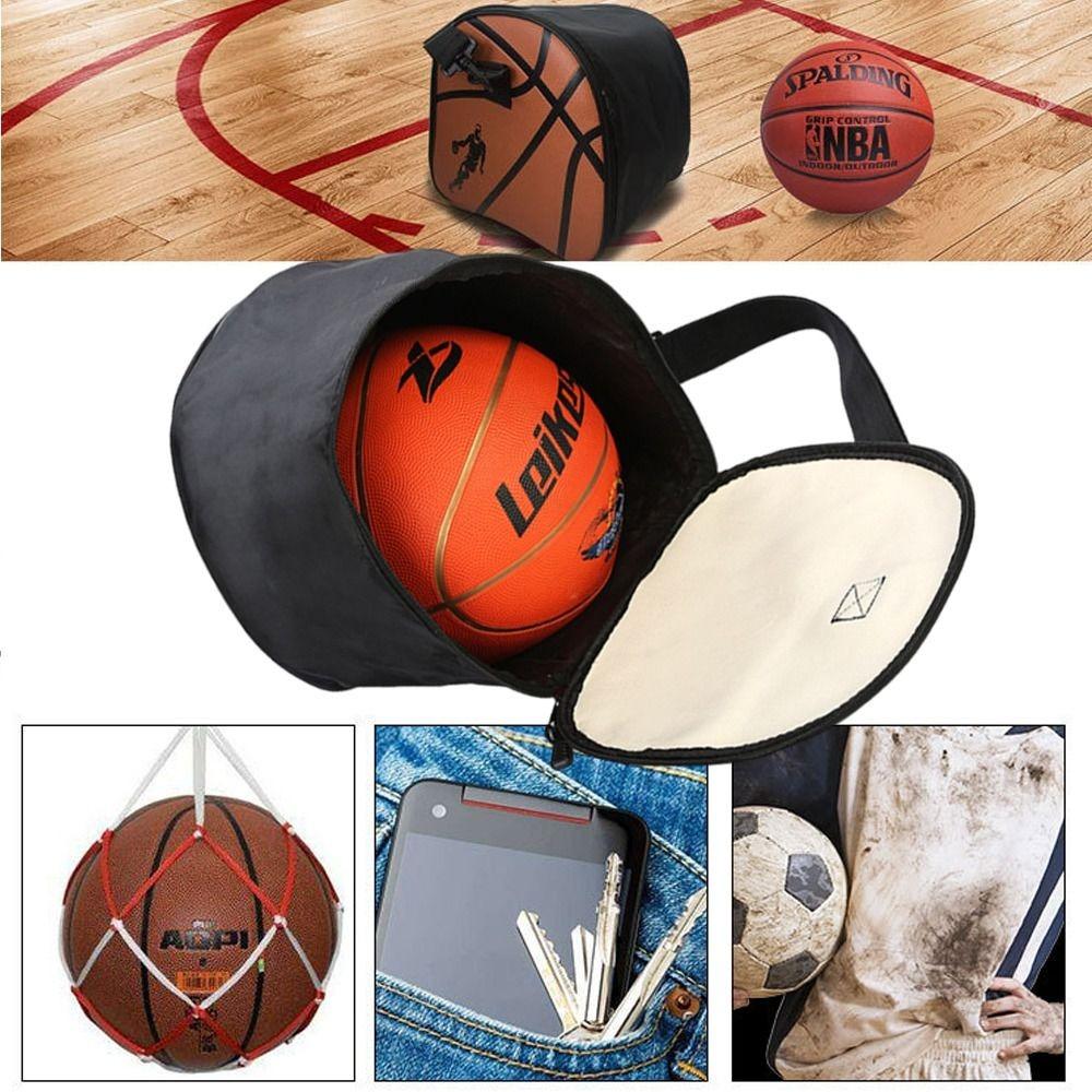 Sports Basketball Pouch Hook Shoulder Bags Durable Basketball Storage Bag Boy