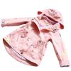 Autumn Girls Windbreaker Coat Jackets Baby Kids Flower Embroidery Hooded Outwear for Baby Kids Coats Jacket Clothing