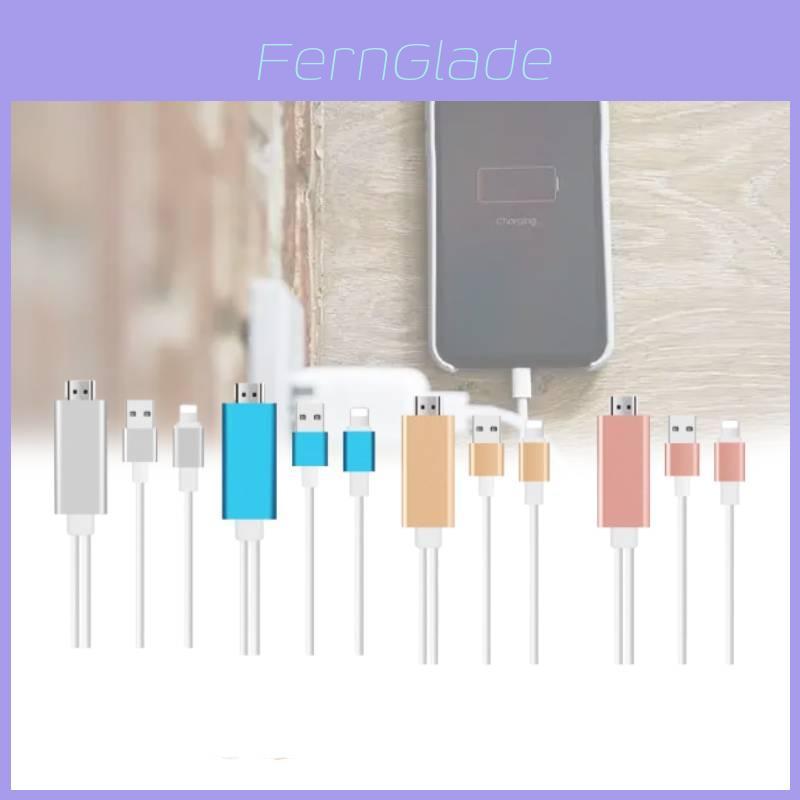 Кабель для зеркалирования экрана Apple 14 HDMI с разъемом Lightning для телефона на ТВ-дисплей