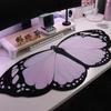 Wear-resistant Butterfly Deskmat Anti Slip Butterfly Mouse Pads Decoration Laptop Desk Mat  Home