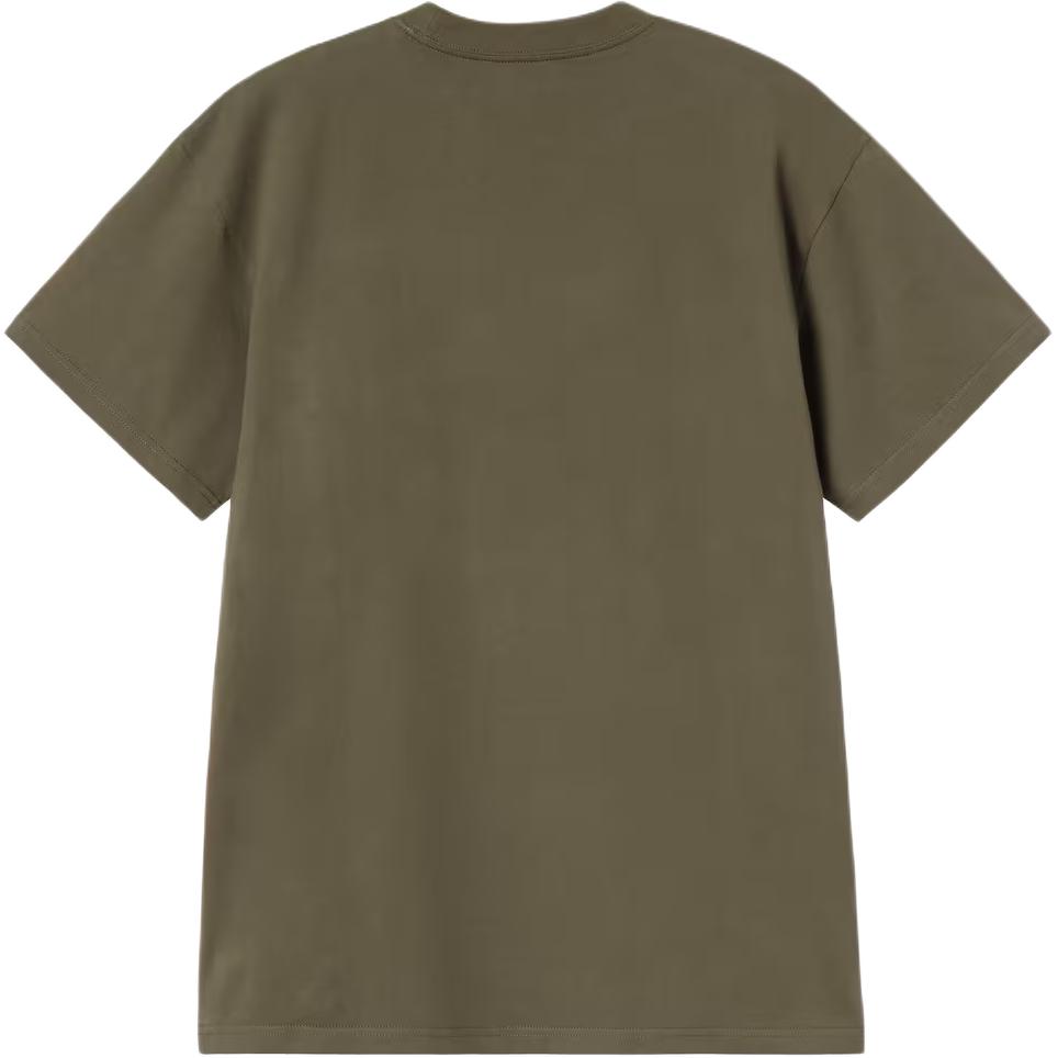 Carhartt WIP SS26 Весенне-летний свободный футболка Gracious с графическим принтом, круглым вырезом, коротким рукавом, унисекс I036879-63-XX