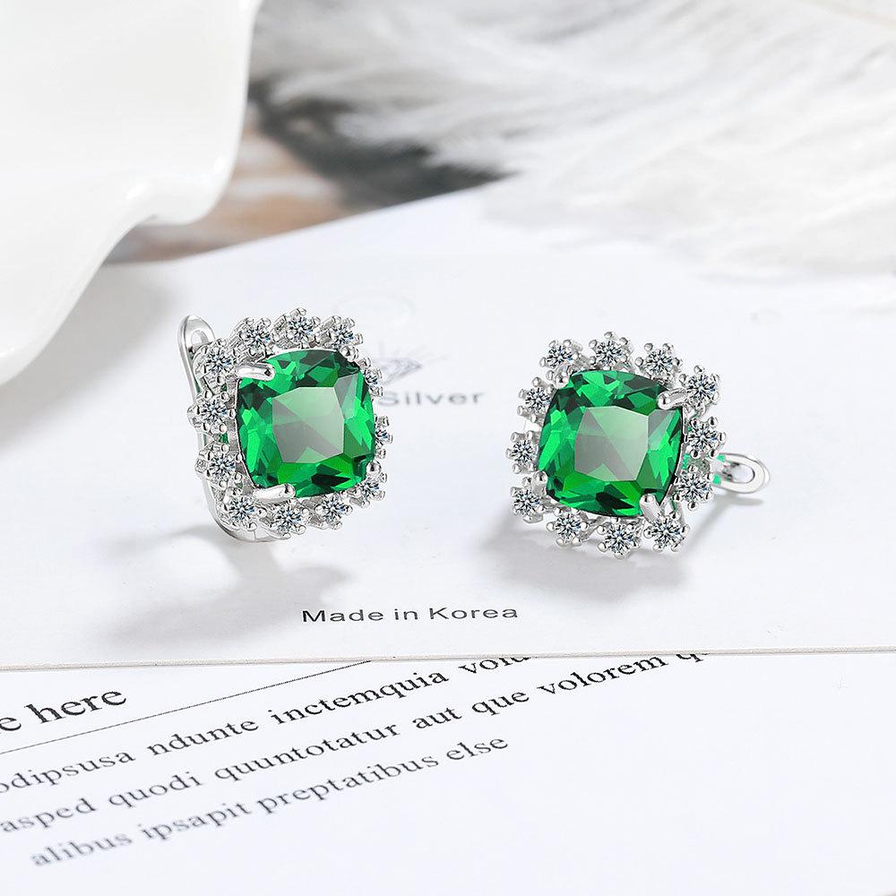 Lindon Fashion Copper Alloy Zircon Jewellery Drop Earrings For Women Wedding Party Gifts