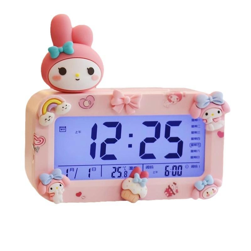 Student smart alarm clock High volume smart backlight alarm clock Cartoon doll Student alarm clock for junior high school students