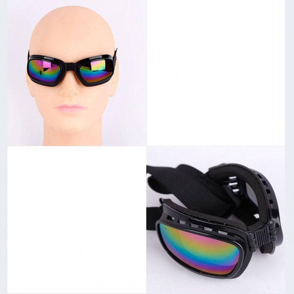Windproof Cycling Glasses Foldable Motorcycle Glasses Sports Goggles Snowboard Goggles Motorcycle