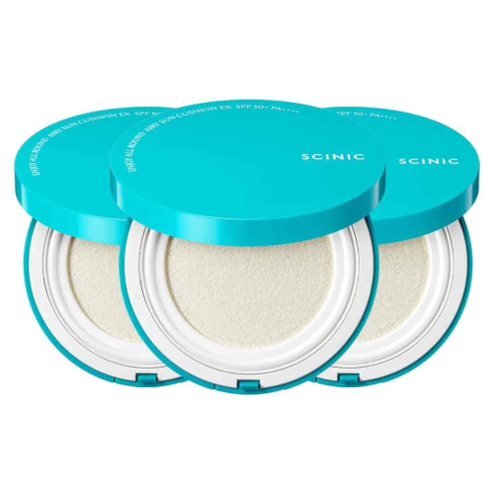 Scinic Enjoy All Round Airy Sun Cushion Ex 25 г 3 шт.
