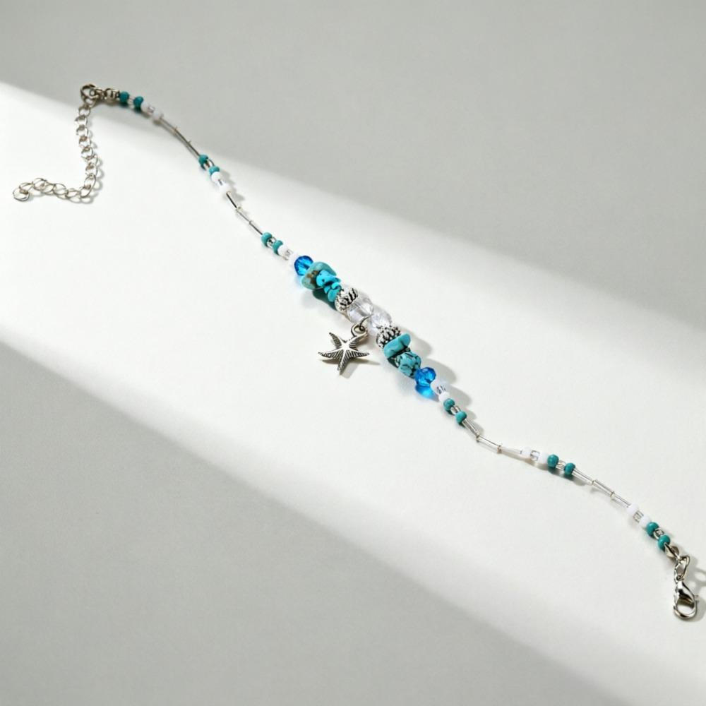 SUMENG Богемный Модный Ручной Работы Винтажный Браслет на Лодыжку для Женщин Ракушки Звезды Морские Черепахи Браслет на Ногу Ювелирные Изделия