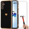 Silicone Case - Booling - for Samsung Galaxy A54 5G - Black - Anti-Scratch - Flexible TPU