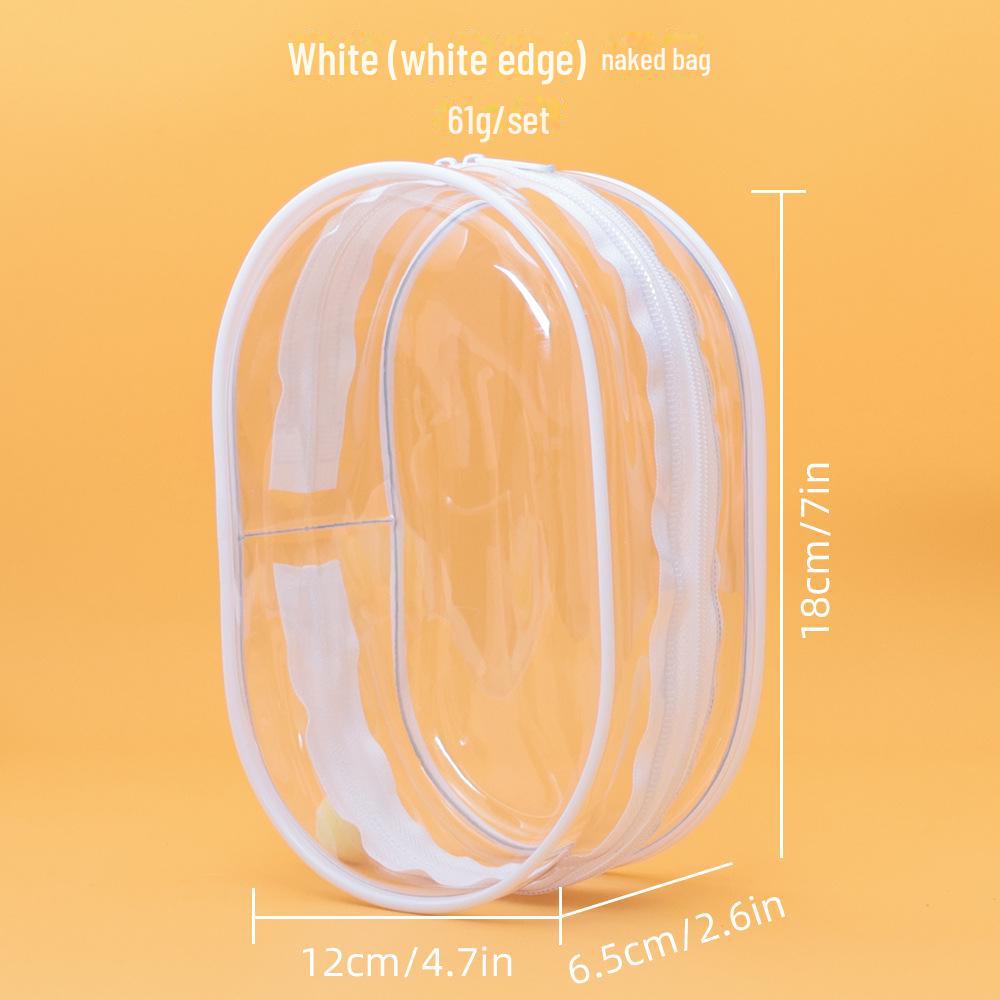 Защитный чехол из винила Labubu: Высокопрозрачная пылезащитная подвесная сумка для аниме-кукол