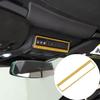 Yellow Carbon Fiber Warning Light Switch Frame Sticker For Corvette C8 -25
