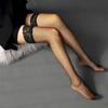 Plus Size Female Lace Stockings with Anti-slip Black Over Knee Silk High Long Tube Socks for Women Girl Office Lady
