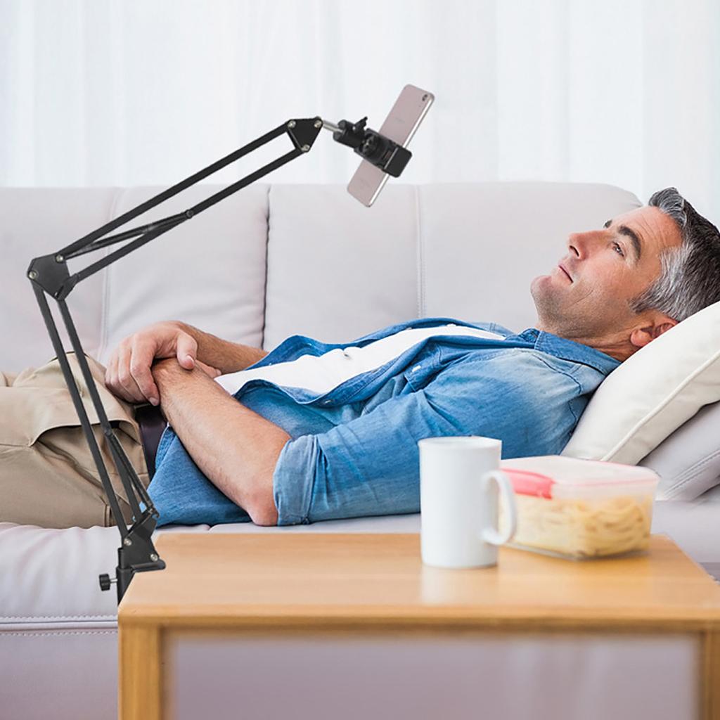 Flexible Universal Long Arm 360 Rotation Lazy Mount Mobile Phone Holder for Bed Desk