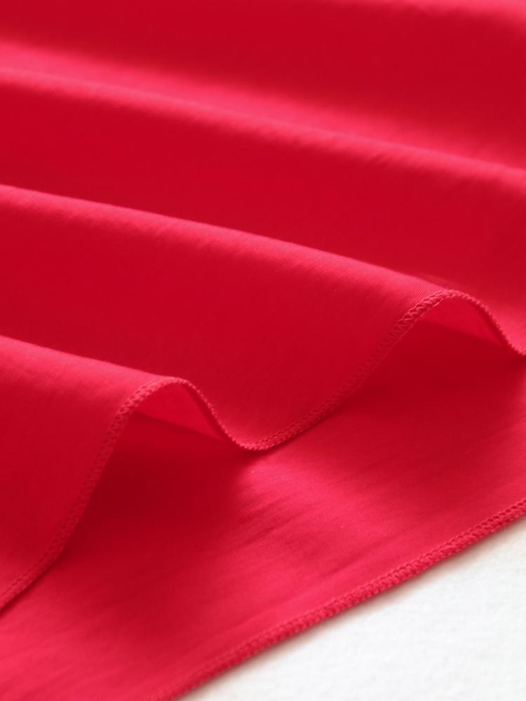 EDOLYNSA Red Women's Kaftan Long Dress Robe Holiday Cover Up Bat Sleeves Beach Dress Lounge wear Q1306