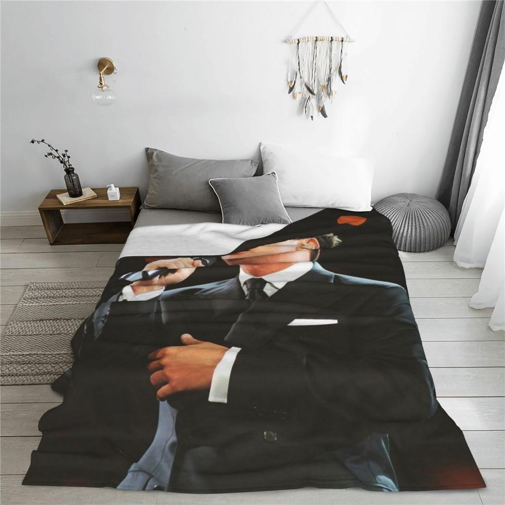 Теплые мягкие одеяла для путешествий L-Luis Miguel Throw Blanket Mexican Singer Фланелевое покрывало для дивана-кровати Забавный чехол для дивана-кровати