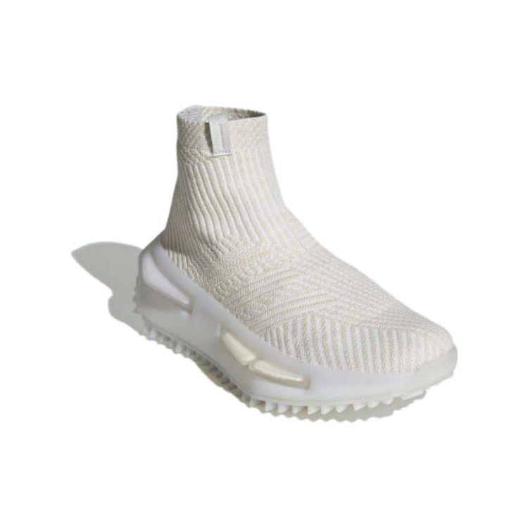 Adidas NMD_S1 Sock Off White Женские кроссовки Кремово-белые Core-White ID4266