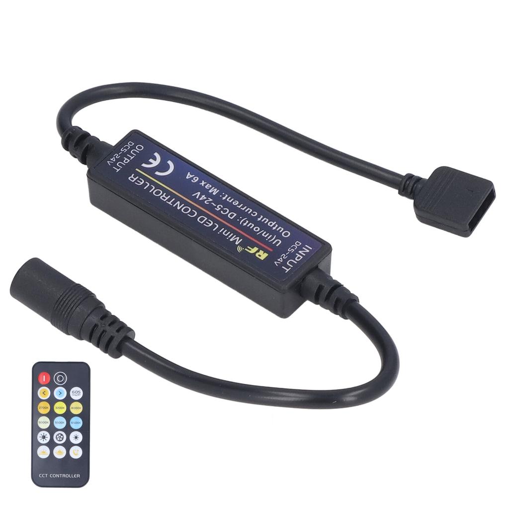 Мини RF Dimmer Controll LED Color Temperature Controller 17 Keys Strip Light Controller