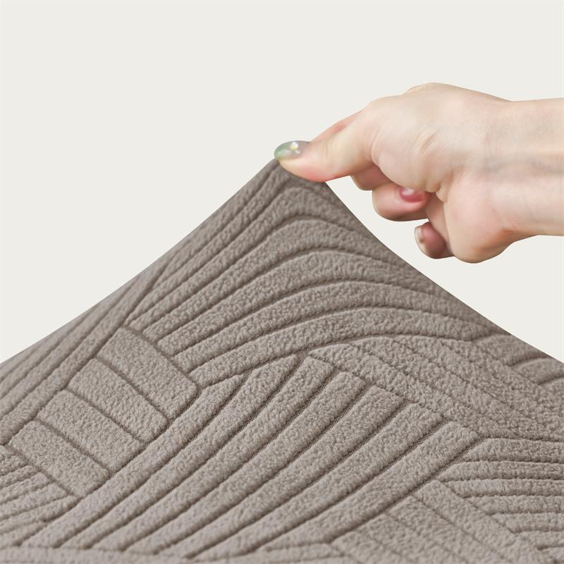 Jacquard Tub Chair Cover Jacquard Club Sofa Cover Armchair Protective Case Elastic Single Sofa Cover with Seat Cushion Cover