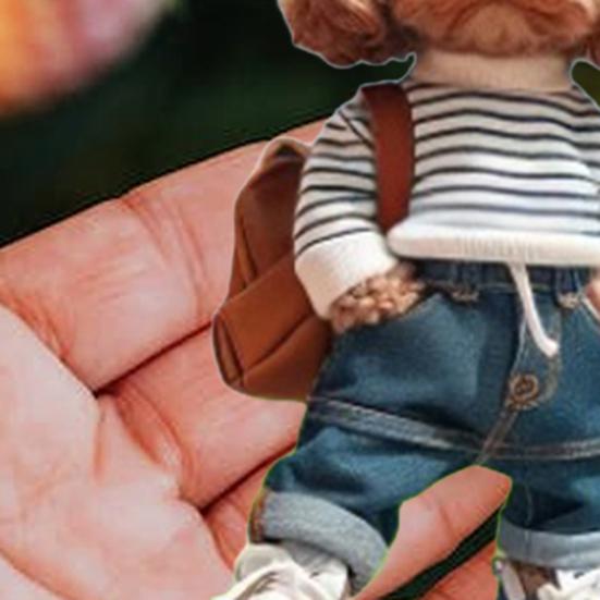 Рюкзак Собака Человек Подвесное украшение для дома Рождественская елка для автомобиля Зеркало заднего вида 2D Плоский акриловый щенок Подвесное украшение животное Подвеска