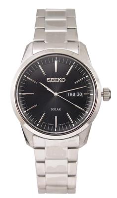 Seiko Часы Solar SNE527P1 SEIKO SOLAR черный циферблат мужские [Товар]