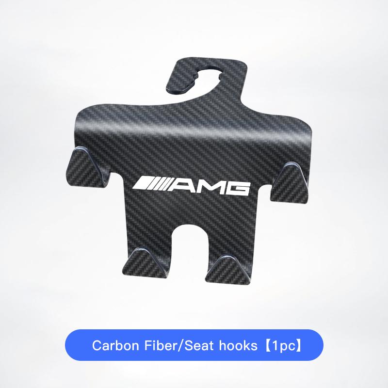 IXEA6 Double Head Hooks Car Seat Back Storage Hook For Mercedes Benz AMG W205 W204 W206 W213 W212 W211 W222 W221 W177 W176 X253 X254 W