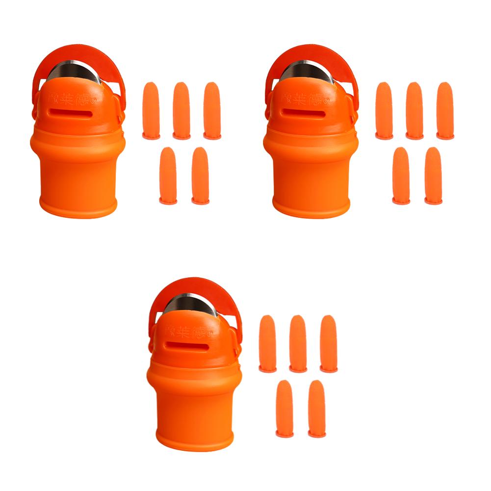 Силиконовый протектор для пальцев, защита для большого пальца, нож для резки, шестеренки, нож для сбора овощей, лезвие для защемления растений, перчатка-ножницы