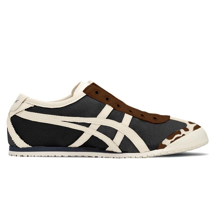 ONITSUKA TIGER MEXICO 66 SLIP ON Низкие Повседневные Кроссовки Унисекс Темно-Коричневые 1183A360-205(КомандаY-)