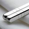 1 Pair Stainless Steel Chopsticks Set Chinese Chopsticks Sliver Dinnerware Reusable Tableware Sets