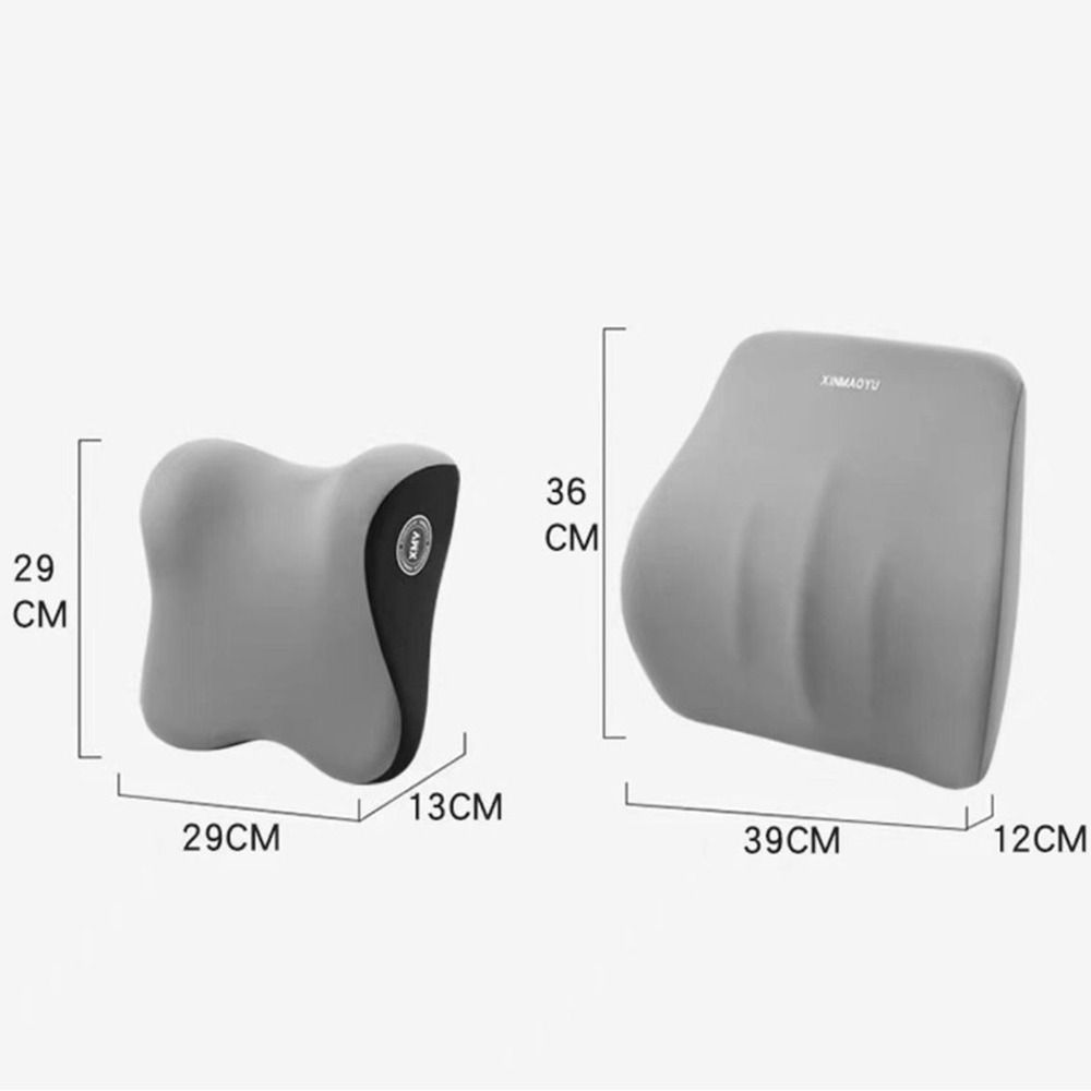 Ergonomic Design Lumbar Support Memory Cotton Backrest Cushion Comfort Car Cushion Car