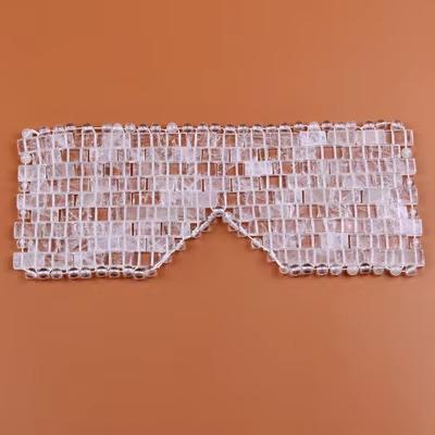 Rose Quartz Eye Mask Massager Natural Jade Eye Mask Stone Sleep Mask Face Massager Sleeping Eye Mask For Eye Relax Eye Care Tool