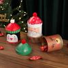 Santa Claus/Snowman/Penguin Christmas Hat Storage Tin Snack Candy Packaing Box  Christmas Gifts