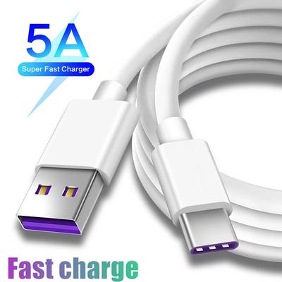 Кабель USB Type C 5A Быстрая зарядка Зарядное устройство для мобильного телефона Кабель данных Type C Для Samsung S20 S9 S8 Huawei P40 Mate 30 Redmi