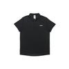 Training Sports Casual Short Sleeve Polo Shirt Men Tops Black FL0330